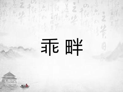 乖畔