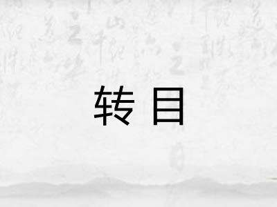 转目
