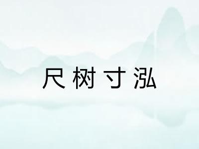 尺树寸泓