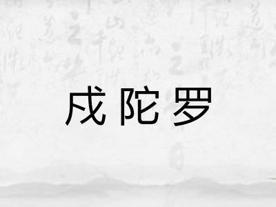戍陀罗