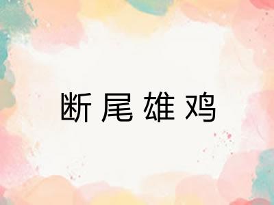断尾雄鸡