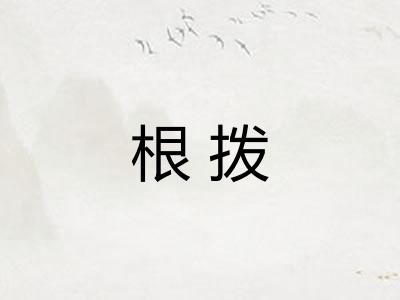 根拨
