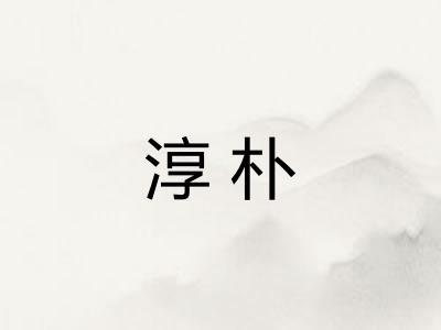 淳朴