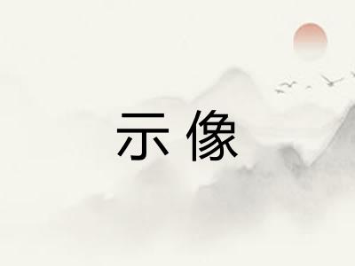 示像
