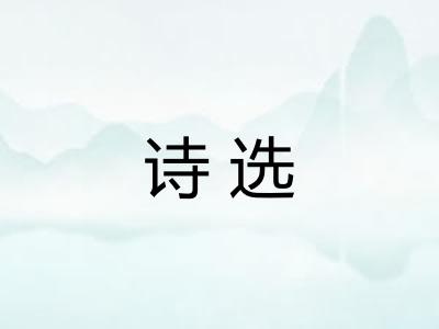 诗选