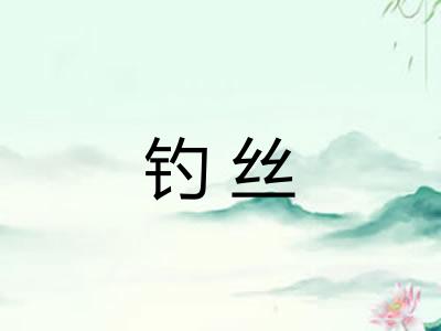 钓丝