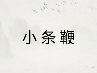 小条鞭