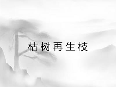 枯树再生枝