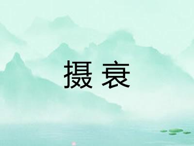 摄衰