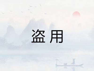 盗用