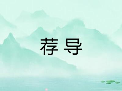 荐导