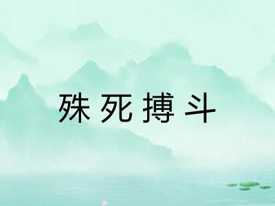 殊死搏斗