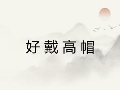 好戴高帽