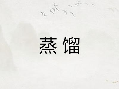 蒸馏