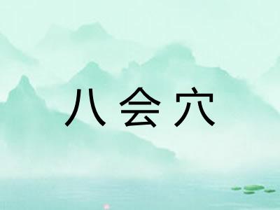 八会穴