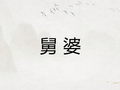 舅婆