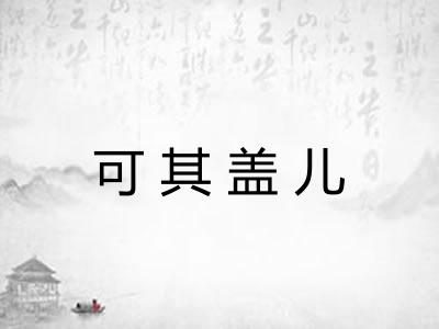 可其盖儿