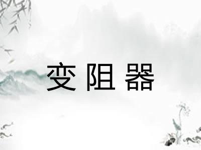 变阻器