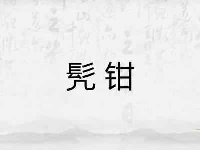 髠钳