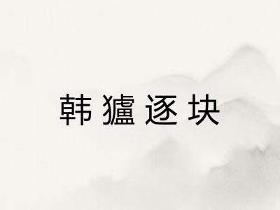 韩獹逐块