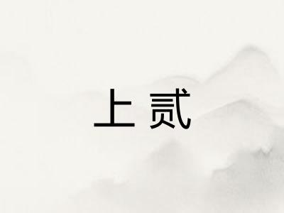 上贰