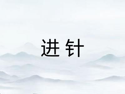 进针