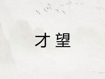 才望