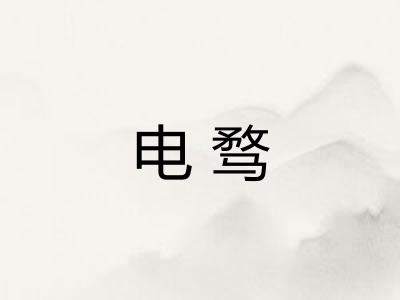 电骛