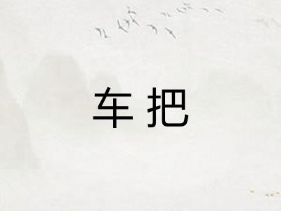 车把