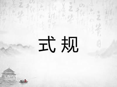 式规