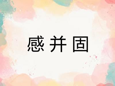 感并固