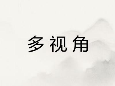 多视角