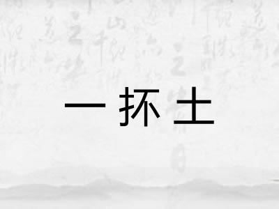 一抔土