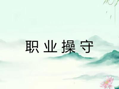 职业操守
