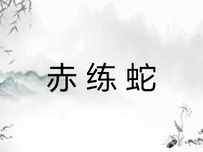 赤练蛇