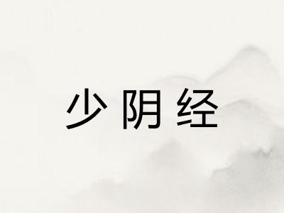 少阴经