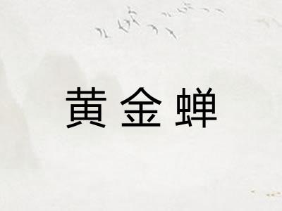 黄金蝉