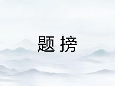 题搒