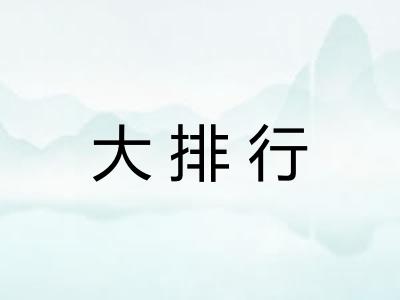 大排行