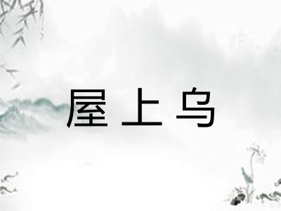 屋上乌