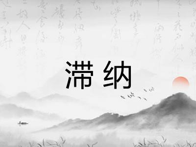 滞纳