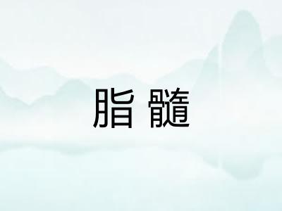 脂髓