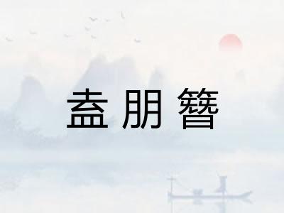 盍朋簪