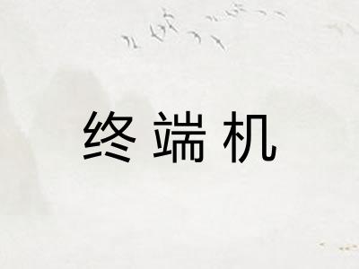 终端机