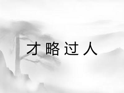 才略过人