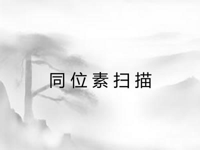 同位素扫描