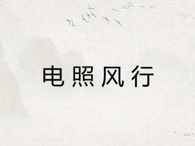 电照风行