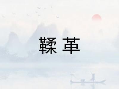 鞣革