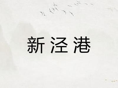 新泾港