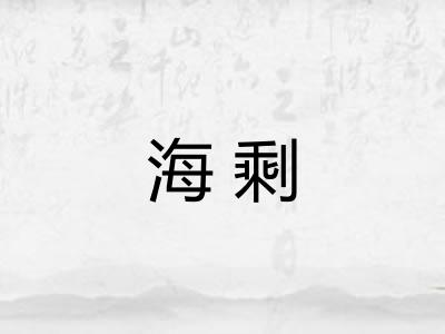 海剩